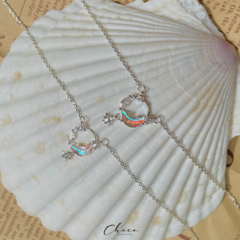 Dây chuyền bạc blue sea Choco Jewelry