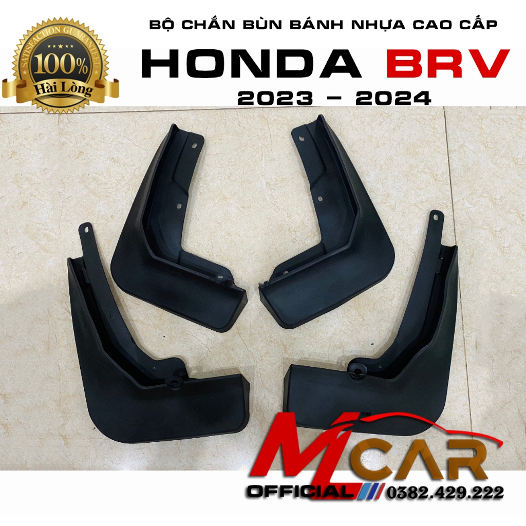 Chắn bùn bánh theo xe Honda #BRV 2023 2024 bộ gồm 4 cái - Hàng nhựa dẻ