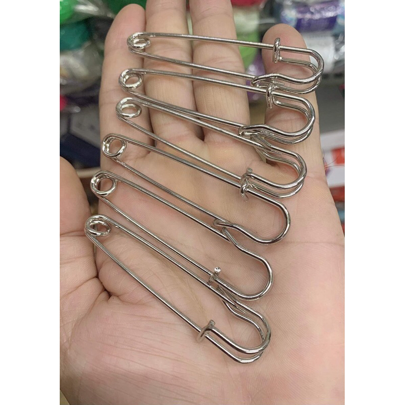 Combo 2 cây kim băng cao cấp inox dài 7vm