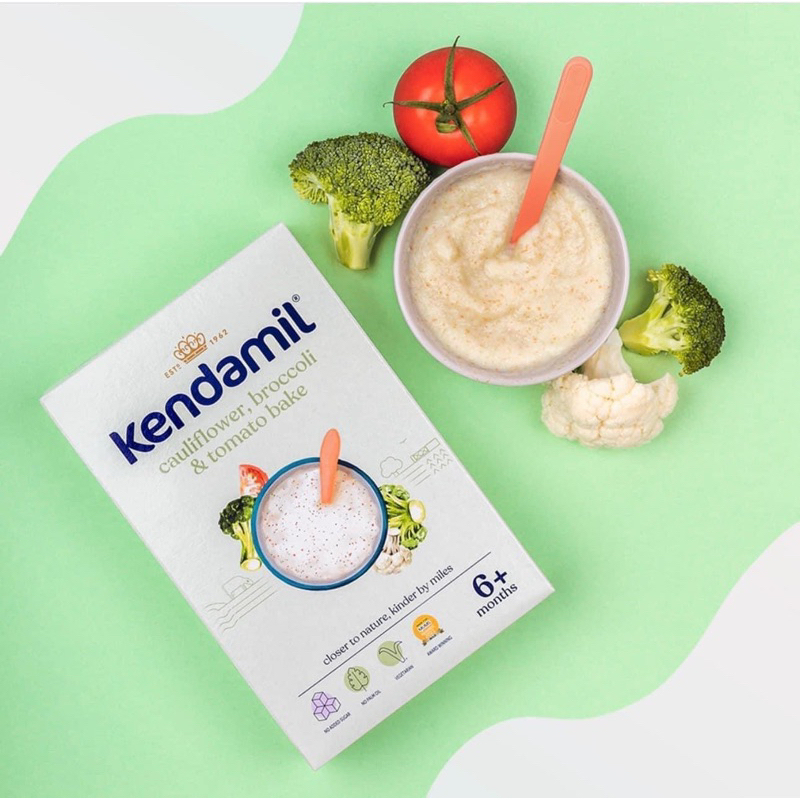 Bột Ăn Dặm Kendamil Anh Bông Cải Phô Mai