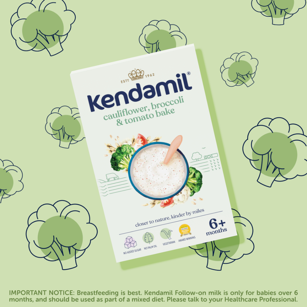 Bột Ăn Dặm Kendamil Anh Bông Cải Phô Mai