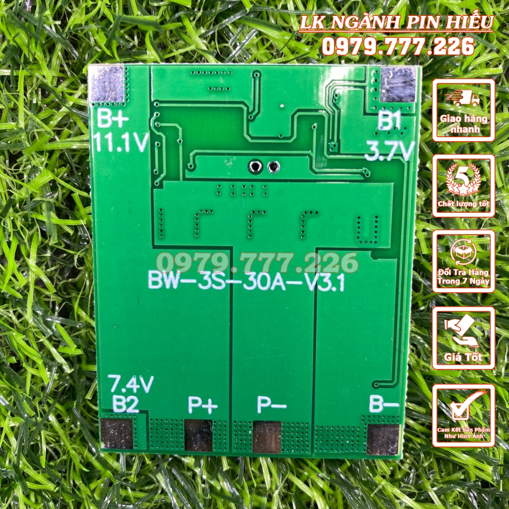 MẠCH BẢO VỆ PIN 3S30A V3.1 MẠCH CHÍNH HÃNG
