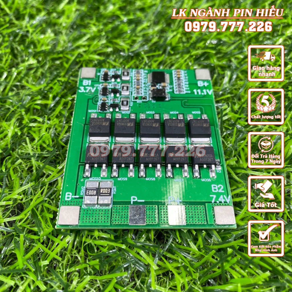 MẠCH BẢO VỆ PIN 3S30A V3.1 MẠCH CHÍNH HÃNG