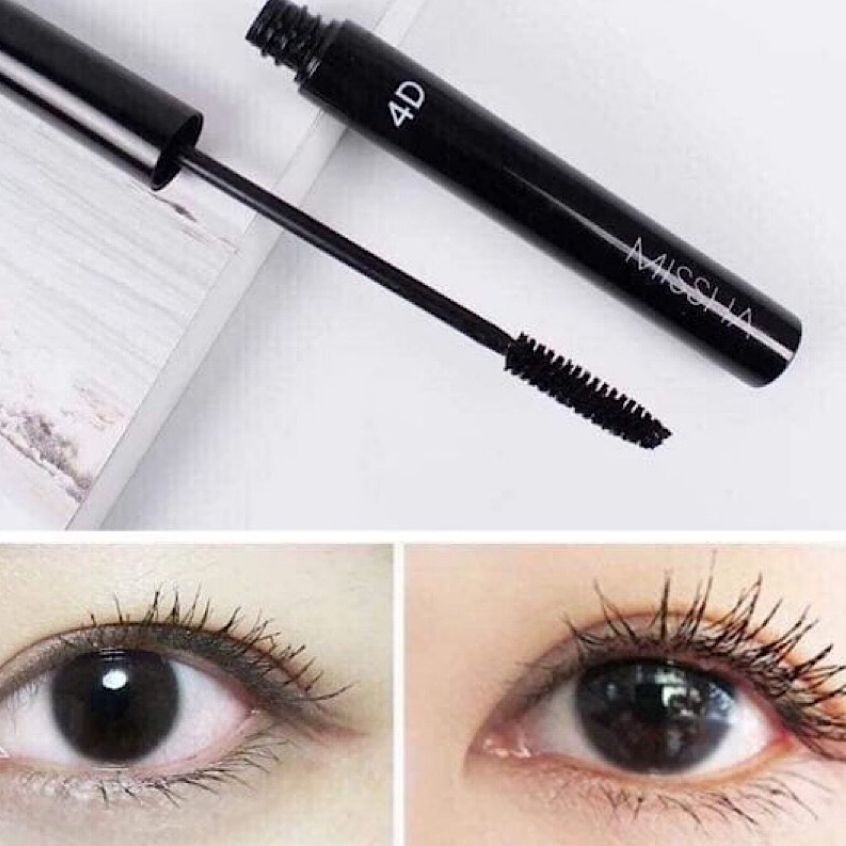 Mascara Missha 4D Dày Mi Không Lem Chống Nước - Mibebe
