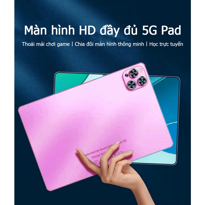 Máy tính bảng chơi game hiệu năng cao RAM 12GB + ROM 512GB Màn hình bảo vệ mắt độ phân giải cao 11 inch tablet PC