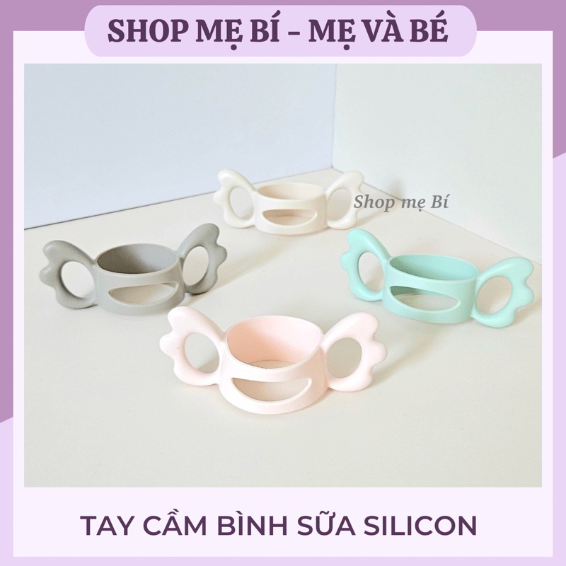 Tay cầm bình sữa silicon