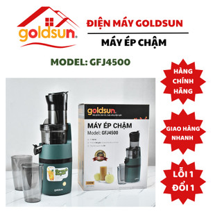 Máy ép chậm Goldsun GFJ4500, ép trái cây, hoa quả hàng chính hãng bảo hành 12 tháng