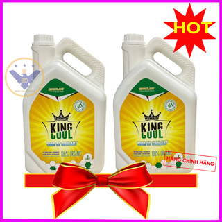 COMBO 2 nước làm mát động cơ xe ô tô màu xanh Kingcool Super can 4L