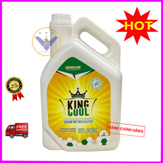 Nước làm mát động cơ xe ô tô [màu xanh] cao cấp KINGCOOL SUPER can 4L