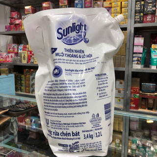 Nước rửa chén Sunlight túi 3,1kg