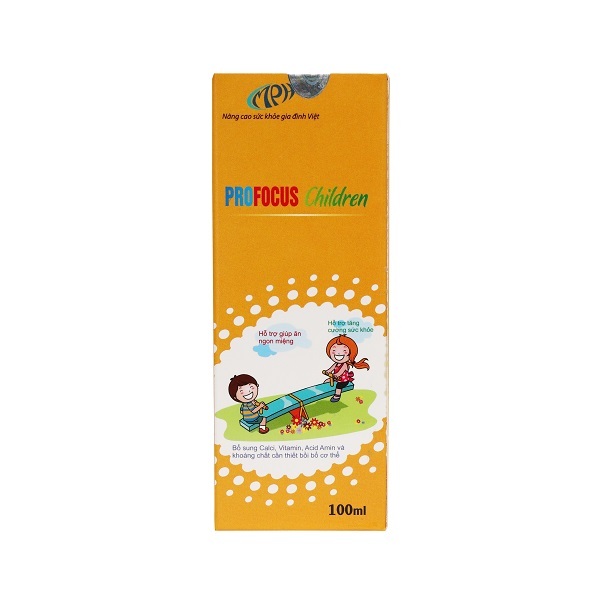Vitamin tổng hợp cho bé ProFocus Children - Dành cho trẻ biếng ăn, chậm lớn, suy dinh dưỡng