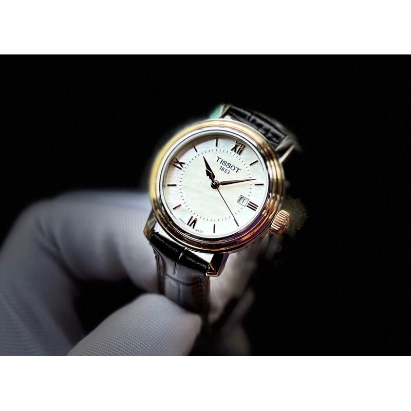 Đồng hồ nữ dây da Tissot Bridgeport T097.010.26.118.00