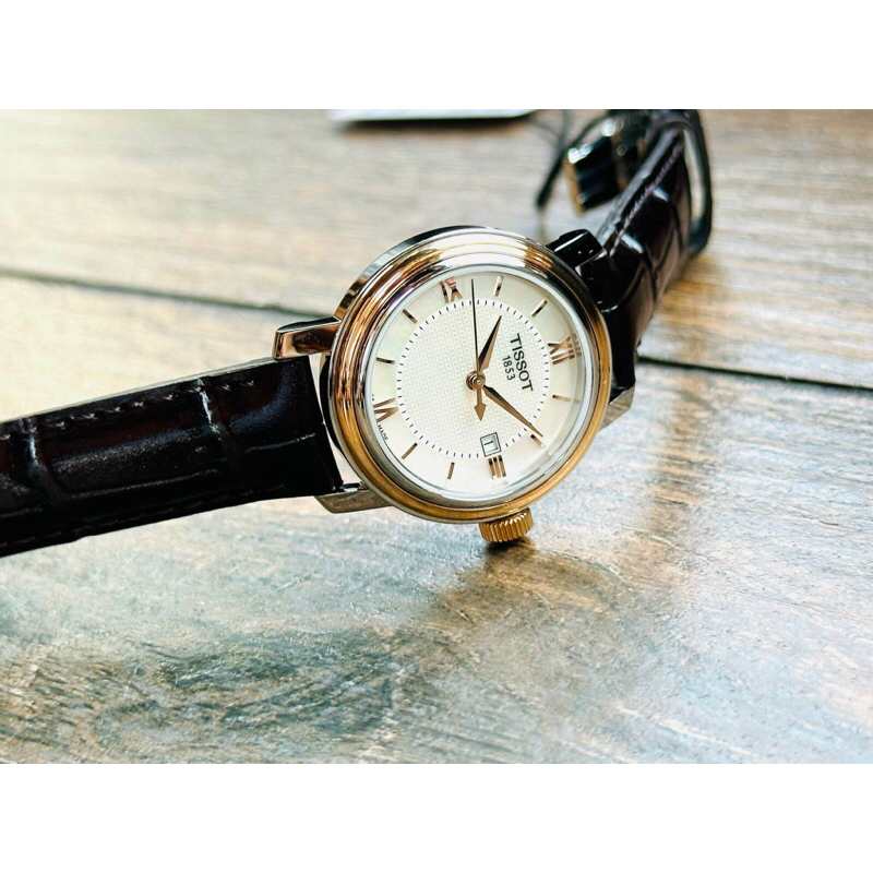 Đồng hồ nữ dây da Tissot Bridgeport T097.010.26.118.00