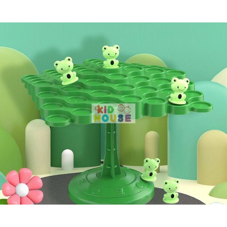 Bộ đồ chơi board game phi hành gia cân bằng 48 -50 con, trò chơi 50 ếch cân bằng vui nhộn cho bé