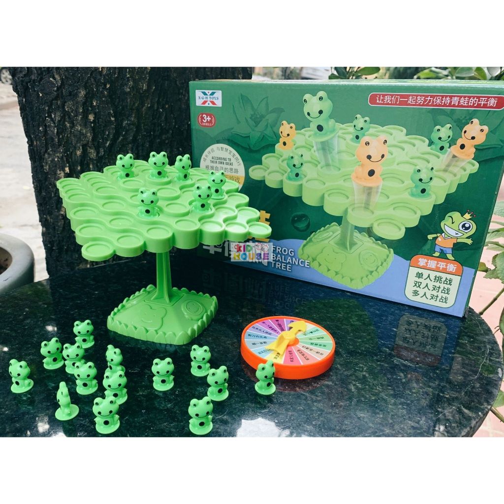 Bộ đồ chơi board game phi hành gia cân bằng 48 -50 con, trò chơi 50 ếch cân bằng vui nhộn cho bé