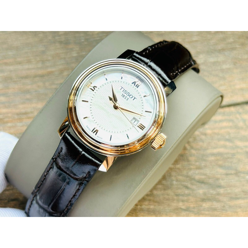 Đồng hồ nữ dây da Tissot Bridgeport T097.010.26.118.00