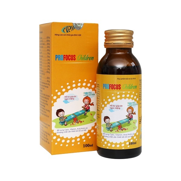 Vitamin tổng hợp cho bé ProFocus Children - Dành cho trẻ biếng ăn, chậm lớn, suy dinh dưỡng