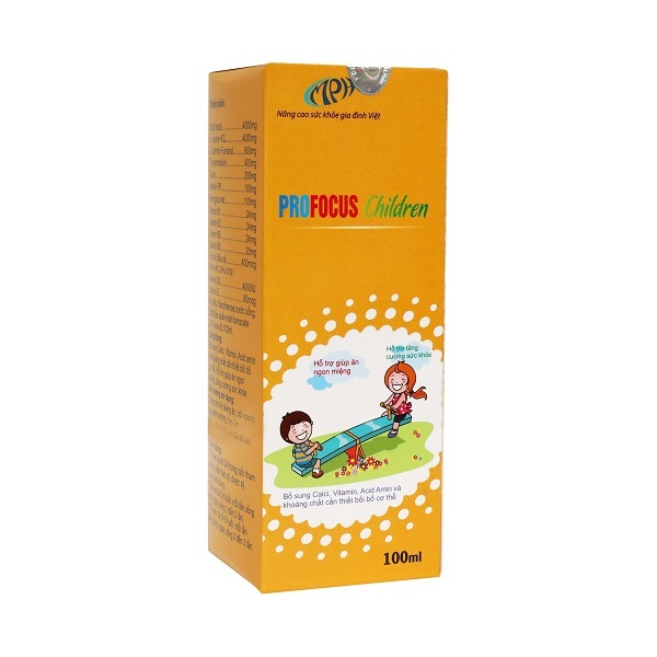 Vitamin tổng hợp cho bé ProFocus Children - Dành cho trẻ biếng ăn, chậm lớn, suy dinh dưỡng