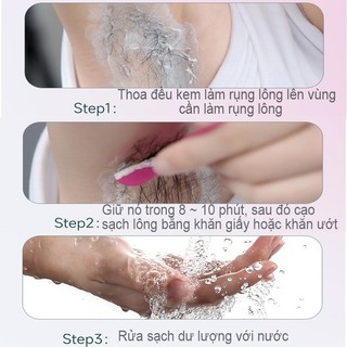 Combo Kem Tẩy Lông Lencolor tặng Serum triệt lông vĩnh viễn , Serum Triệt Lông úc chế lông mọc lại