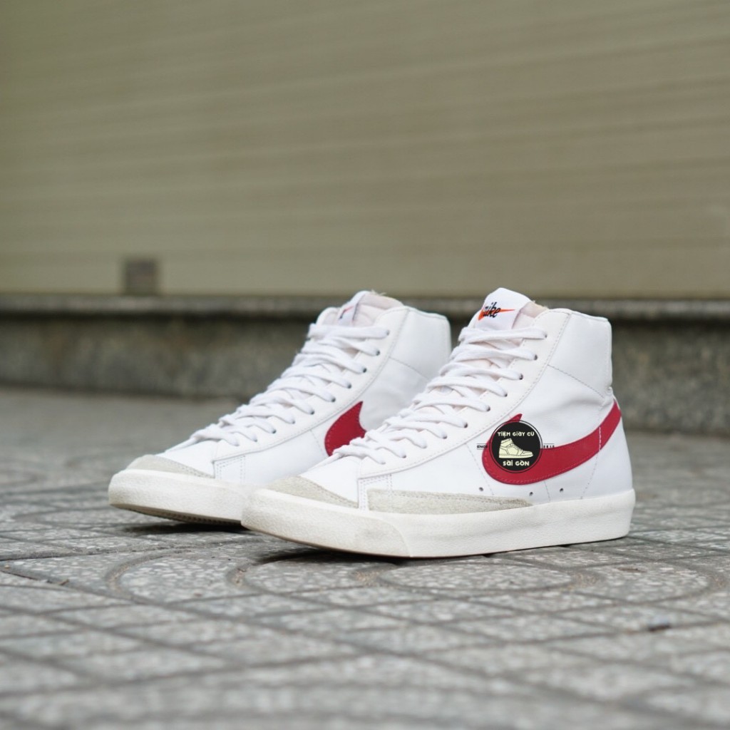 Giày Thể Thao N1KE BLAZER MID 77 VINTAGE BRICK RED BQ6806-102 - CŨ CHÍNH HÃNG