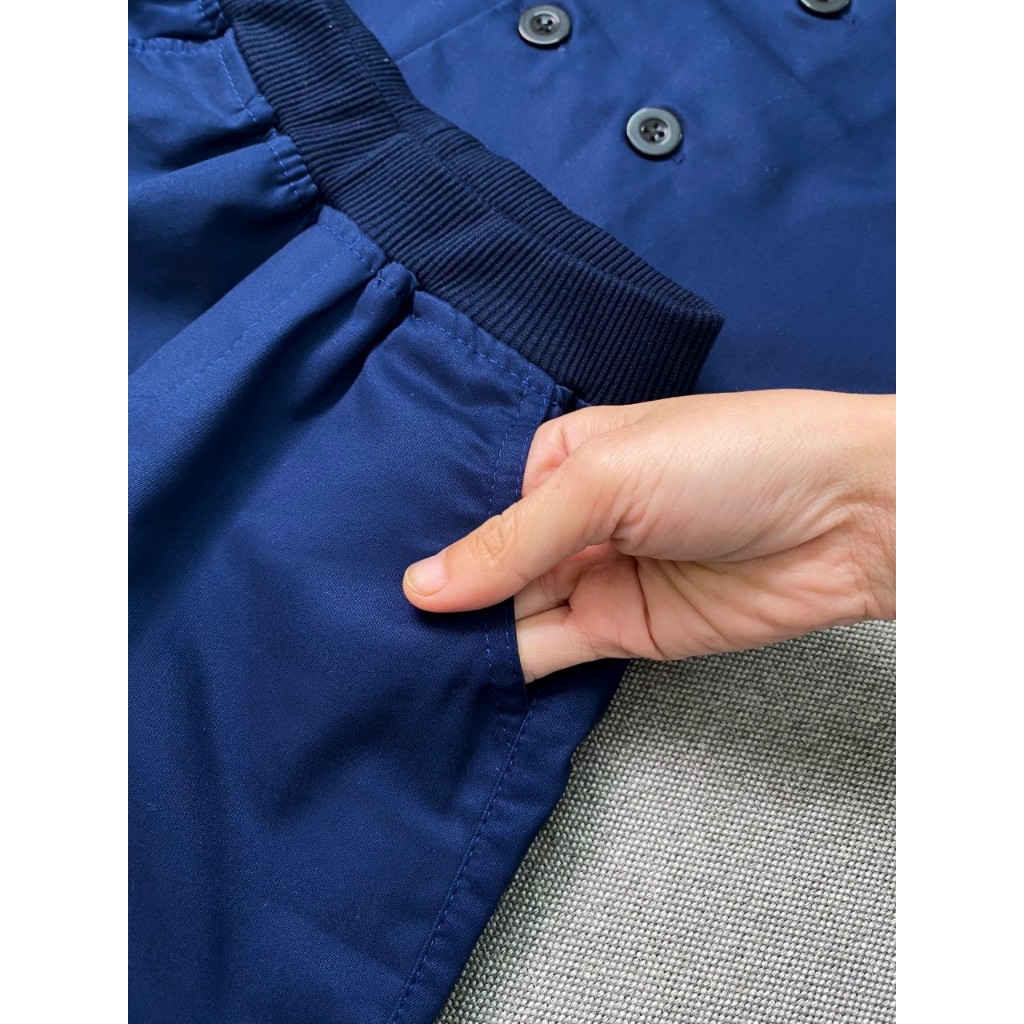 Bộ Vest Ghile Bé Trai Công Tử Bạc Liêu Sang Chảnh  - Xanh Navy