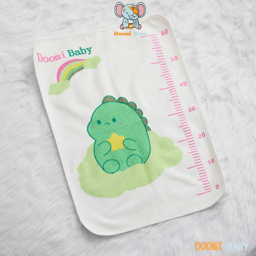 Lót Chống Thấm 4 Mùa Cho Bé Hàng Chính Hãng Doomi Baby 4 Lớp Kích Thước 70*50cm - HT652
