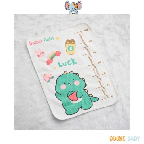 Lót Chống Thấm 4 Mùa Cho Bé Hàng Chính Hãng Doomi Baby 4 Lớp Kích Thước 70*50cm - HT652