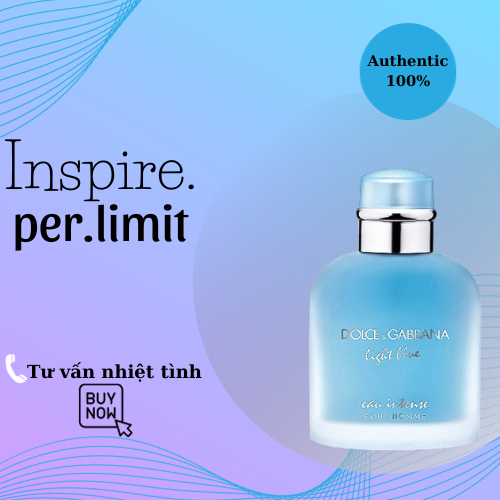 🍬Nước hoa Nữ D&G Light Blue Eau Intense 5ml/10ml 𝐈𝐧𝐬𝐩𝐢𝐫𝐞.𝐩𝐞𝐫.𝐥𝐢𝐦𝐢𝐭