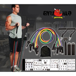 Bộ dây ngũ sắc đa năng tập gym tại nhà ( loại móc treo bền bỉ khó đứt đầu)