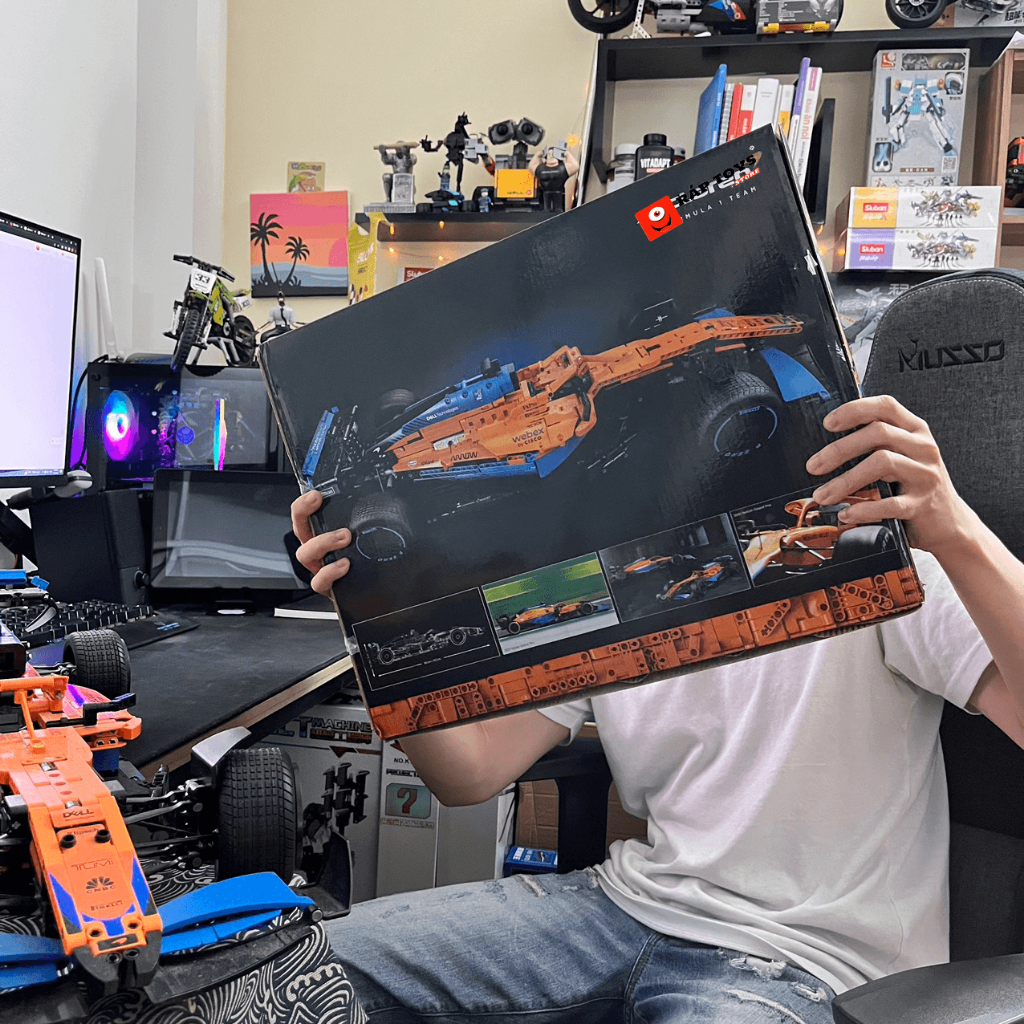 Mô Hình Lắp Ráp Technic, Siêu Xe F1 1432 Mảnh Ghép, Đồ Chơi Trí Tuệ, Trang Trí Tỷ Lệ 1:8