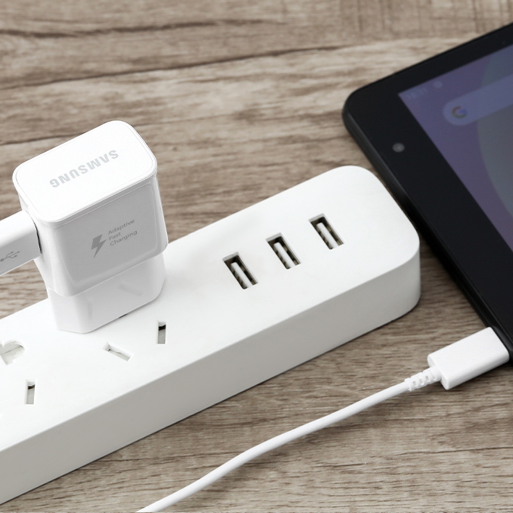 Bộ sạc nhanh Samsung 15w Type C và Micro dây sạc samsung và cáp sạc samsung dài 1m màu đen trắng MORE bảo hành 6 tháng