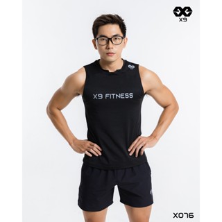 Áo Ba Lỗ Tanktop Nam Cổ Chữ U X9 Fitness Thể Thao Tập Gym Đạp Xe Chạy Bộ Giữ Nhiệt Cao Cấp Phôm Ôm Body Slimfit - X076