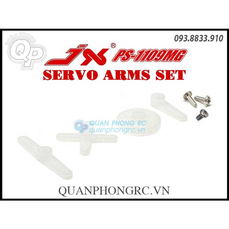 Bộ Tay Arm Servo JX PS-1109MG 9g  Analog Metal Gear /JX PDI-6221MG 20Kg  Digital Metal Gear Servo Arms Set