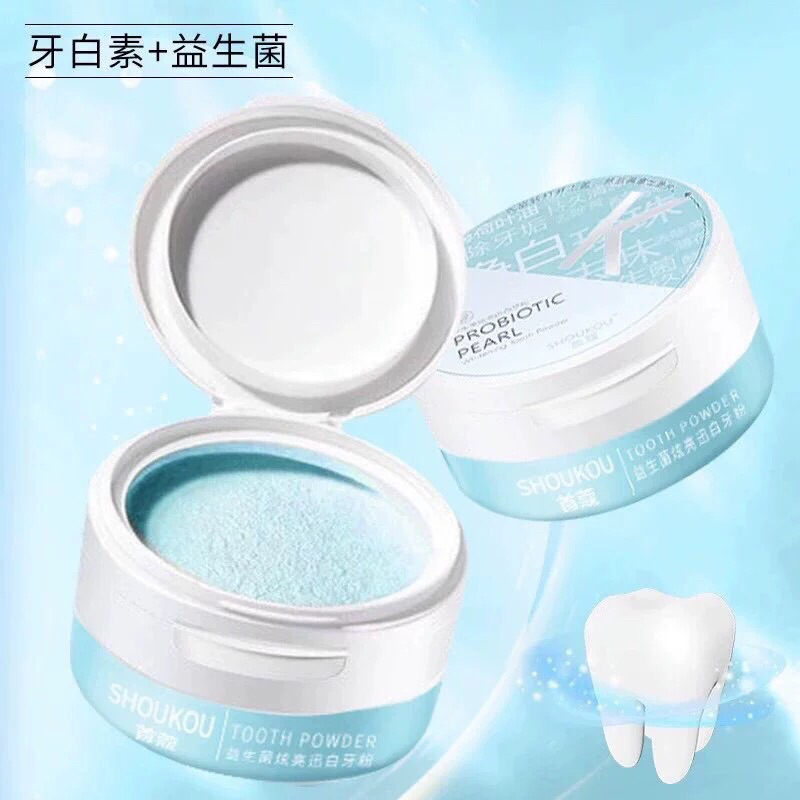 BỘT MEN VI SINH LÀM TRẮNG RĂNG SẠCH MẢNG BÁM 50g