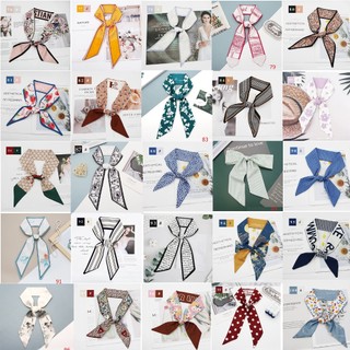 Khăn lụa đa năng buộc tóc làm nơ cổ, làm turban, buộc túi 76-100 Maycorner