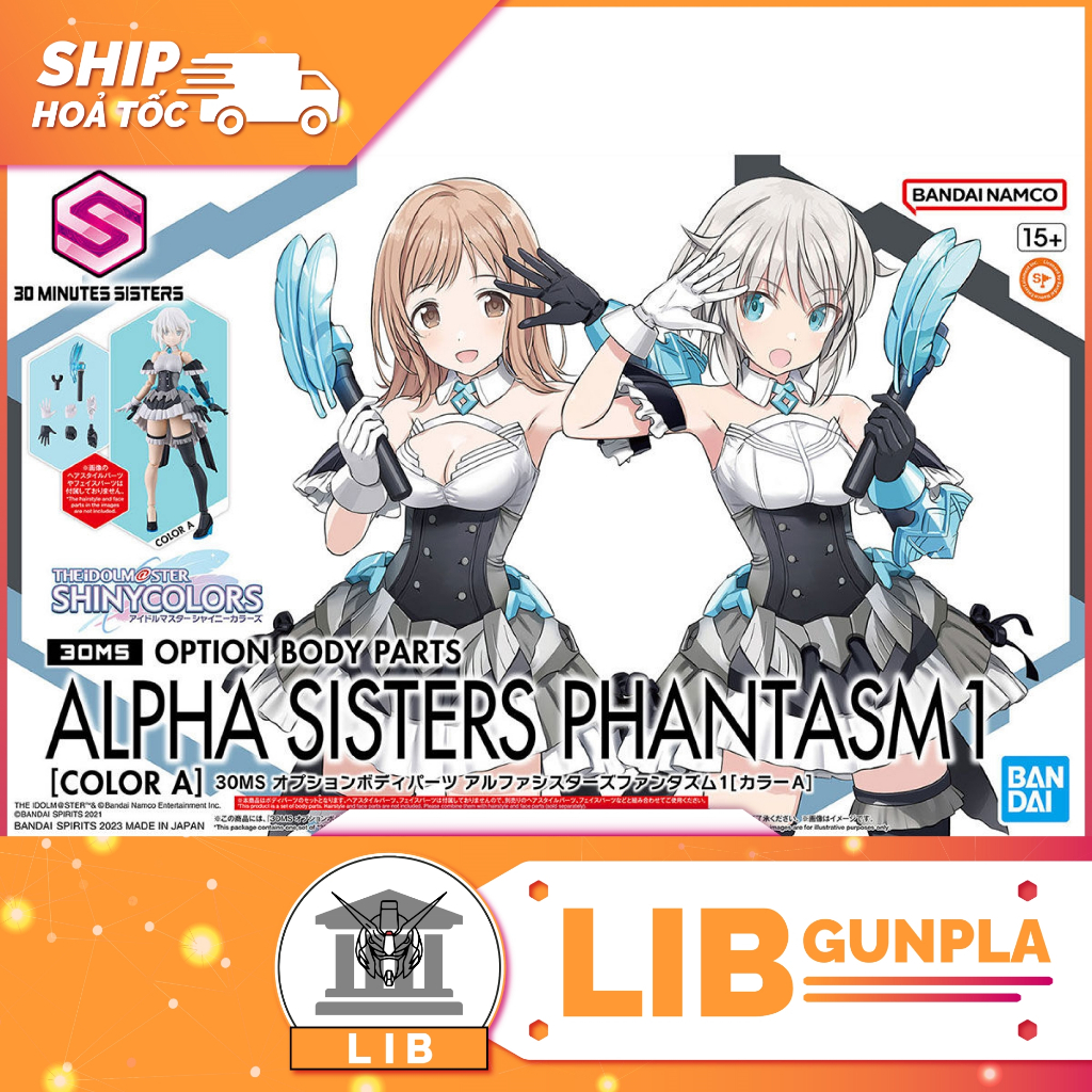 Mô hình lắp ráp Bandai phụ kiện 30MS Idol Master Option Body Parts Beyond the Phantasm 1 - Color A