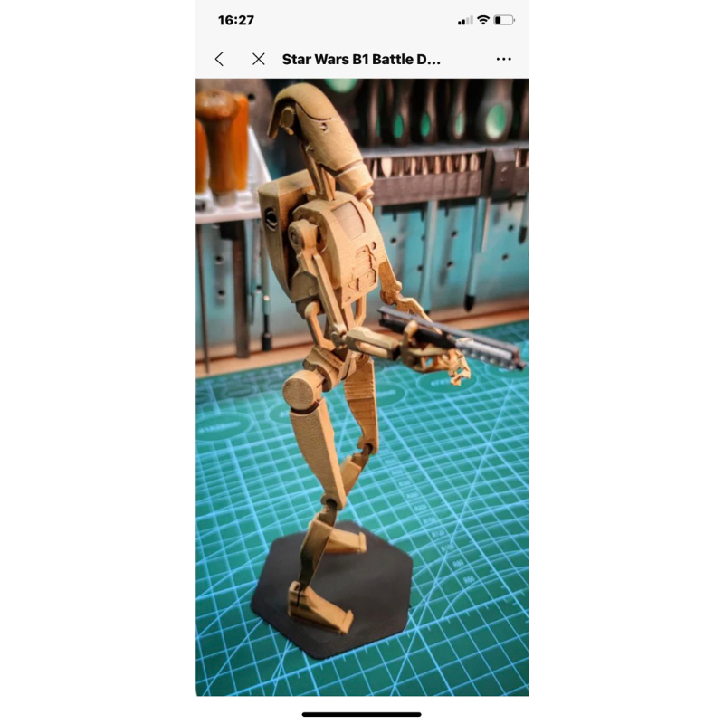 Mô hình Figure Robot Star Wars "B1" Có Khớp Chuyển Động