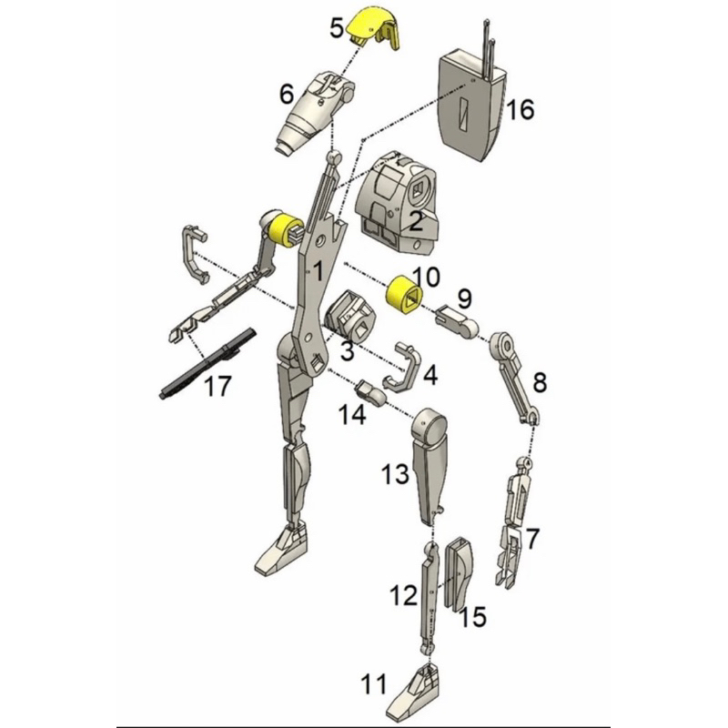 Mô hình Figure Robot Star Wars "B1" Có Khớp Chuyển Động