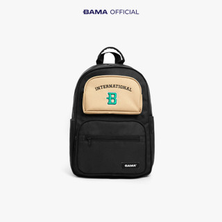 Balo nam nữ đi học đi làm BAMA Border Mini Backpack chống nước nhiều ngăn, cặp sách đi học đựng laptop