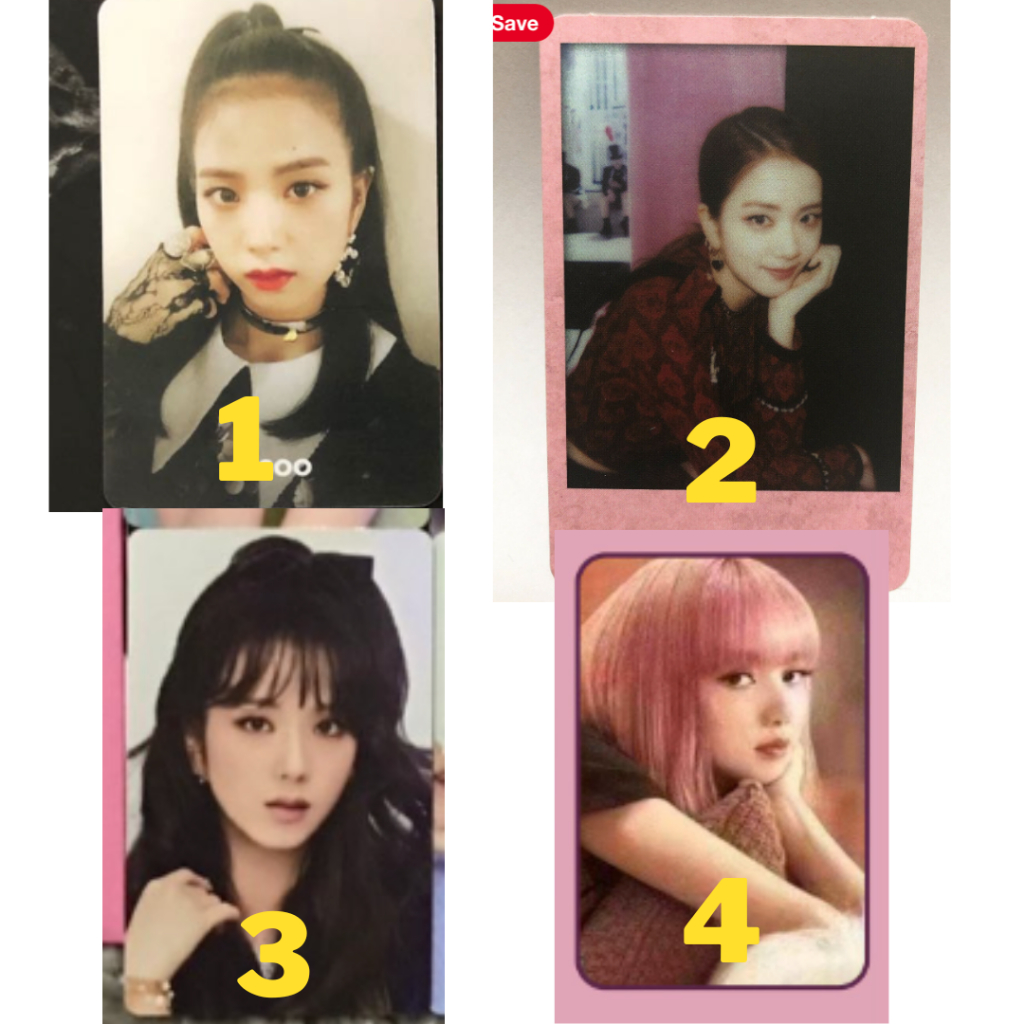 Thẻ ảnh thẻ bo góc Hàn Quốc BLACKPINK