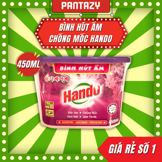 Bình hút ẩm Hando 450ml (huơng hồng, lavender)