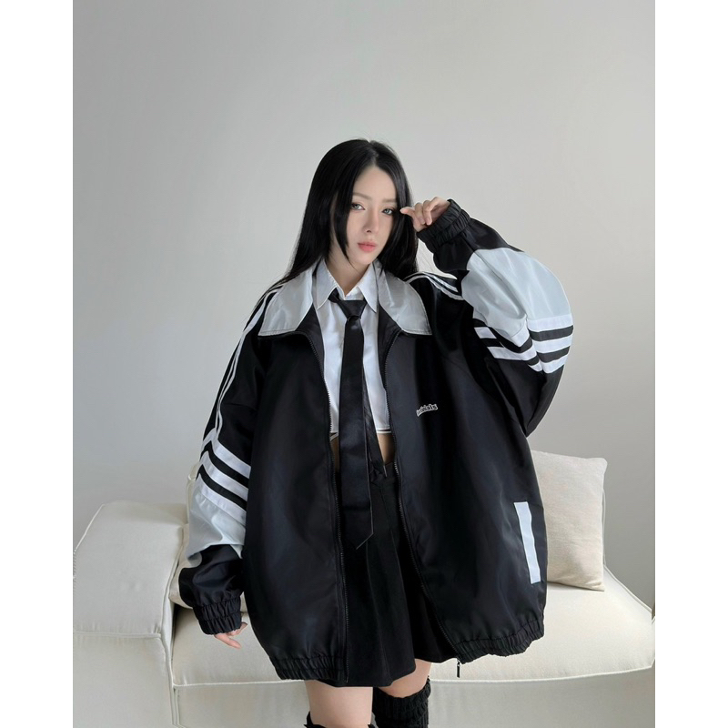 WINDBREAKER SPORTS OVERSIZED JACKET áo khoác dù