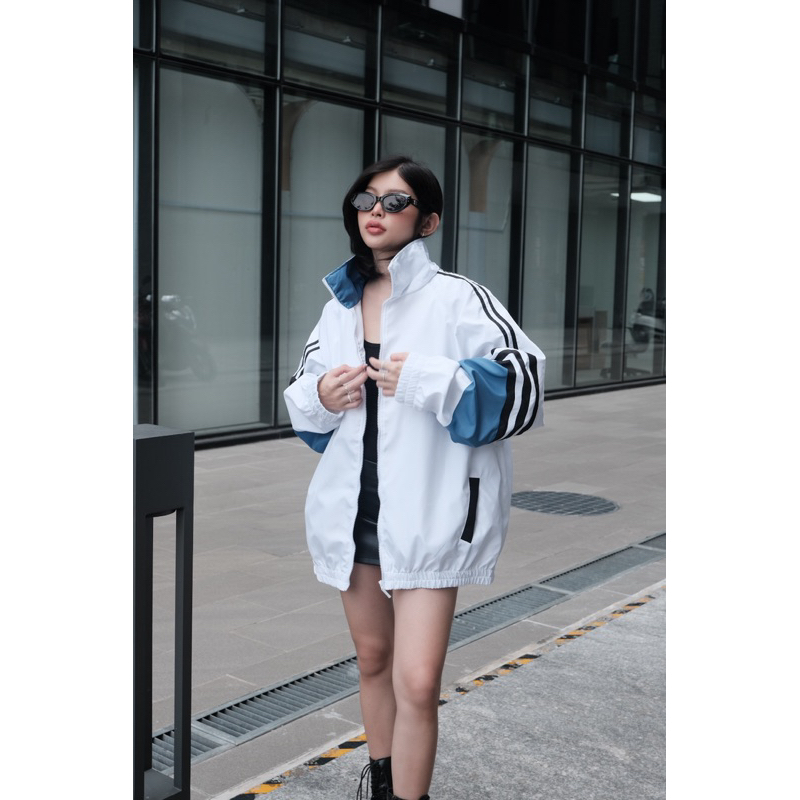 WINDBREAKER SPORTS OVERSIZED JACKET áo khoác dù