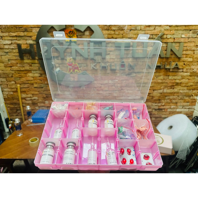 Khay nhựa 36 ngăn đựng linh kiện , vật dụng đa năng tuỳ biến.