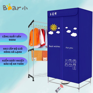 Máy sấy quần áo, tủ sấy quần áo thông minh, tủ sấy 2 tầng, công suất 900w
