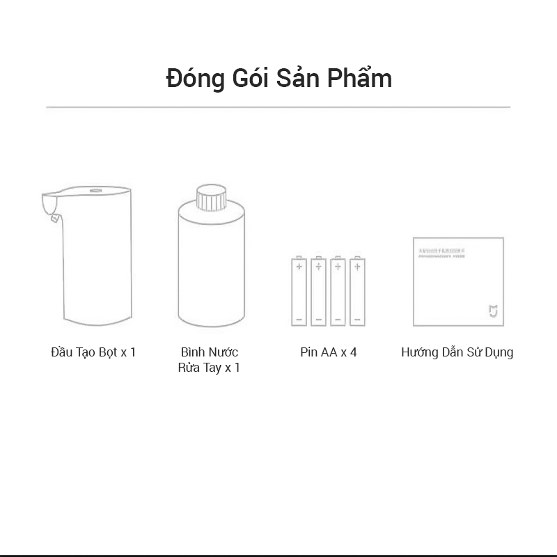 Máy Rửa Tay Tạo Bọt Tự Động Xiaomi Mijia Cảm Biến Hồng Ngoại - Hàng Chính Hãng - Bảo Hành 3 Tháng - MIMAX