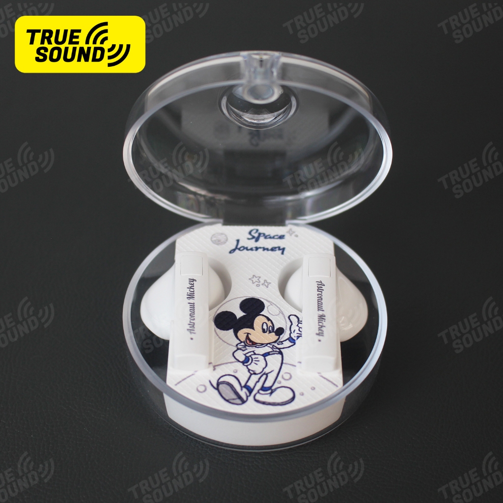 Tai nghe Bluetooth DISNEY TWS LK11 5.3V. Thiết kế ngộ nghĩnh; Kích hoạt HD call khi nhận cuộc gọi. Chuẩn chống nước IPX4
