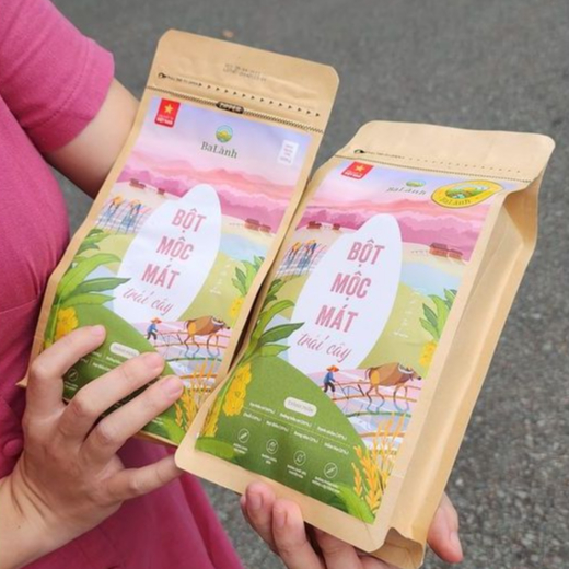 Bột sữa hạt Mộc Mát Trái cây Ba Lành - TanlamFood - Sữa hạt thuần chay