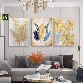 Tranh canvas bộ 03 tấm decor hiện đại
