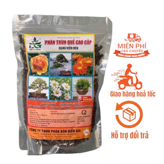 Phân trùn quế viên nén gói 1kg